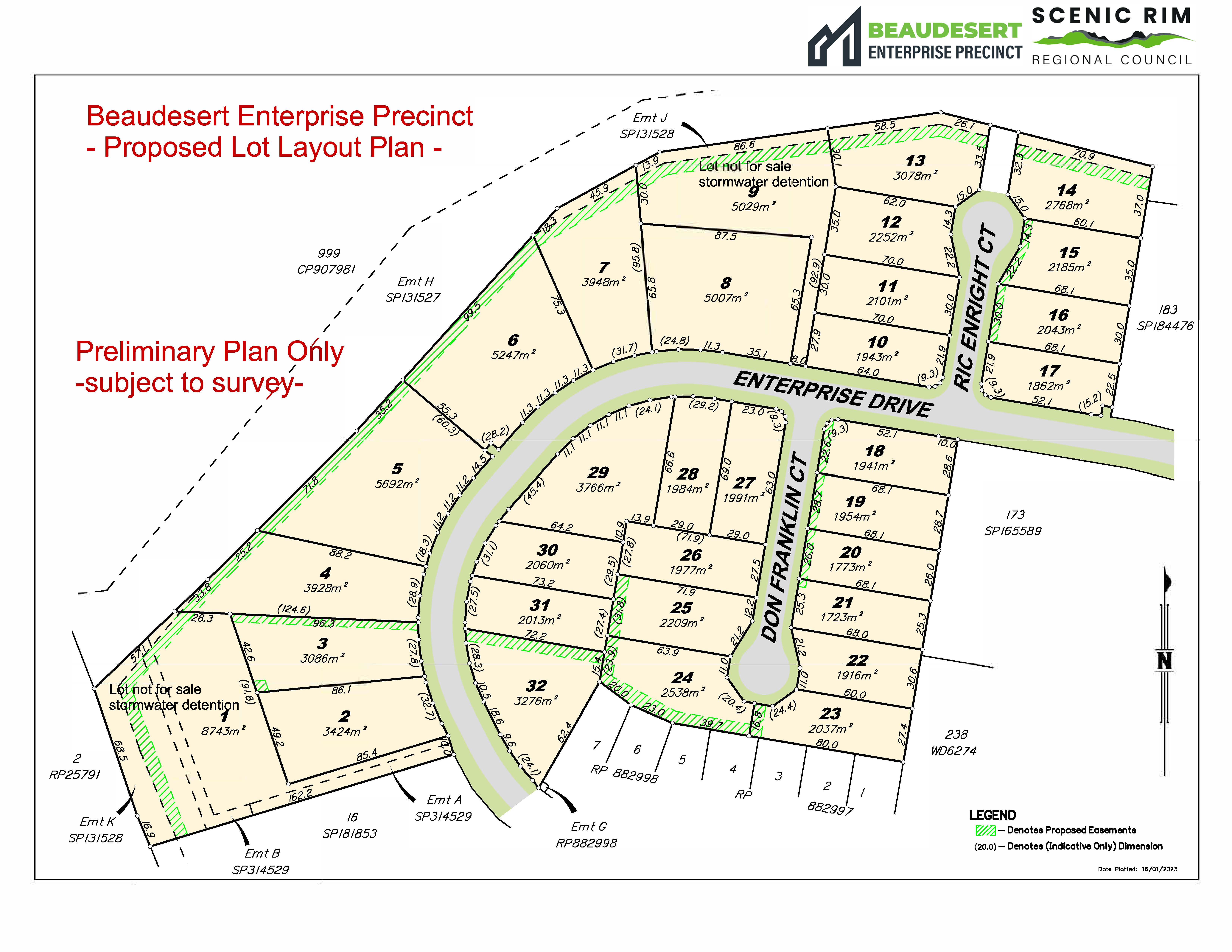 Preliminary Site Plan as at Feb 2023
