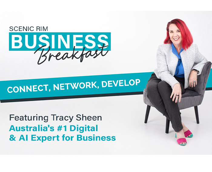 Image of Business Breakfast promotional flyer