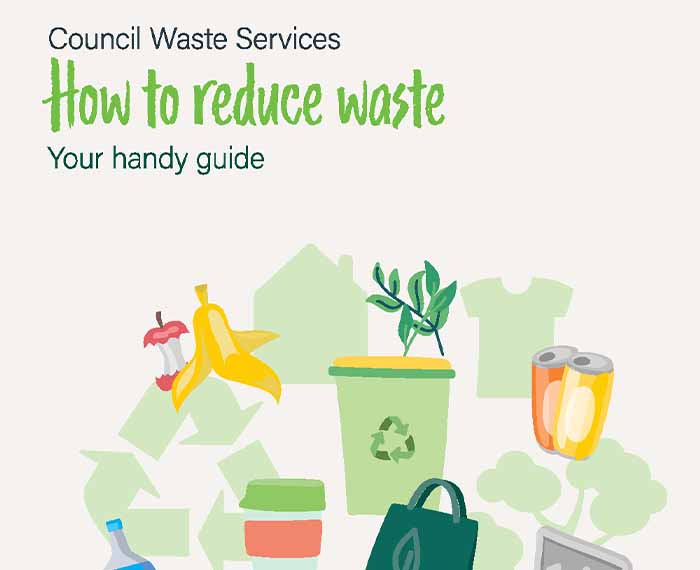 Cover image of new guide to reducing waste