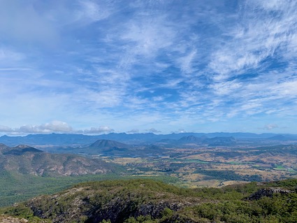 Scenic view from Mt Maroon