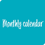 Monthly Calendar Square web