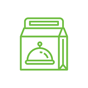 Takeaway food icon