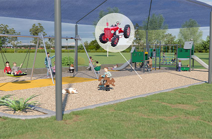 Concept image of Kalbar playground
